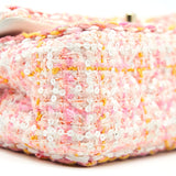 Chanel Tweeds and Fabric Mini Flap Bag Pink