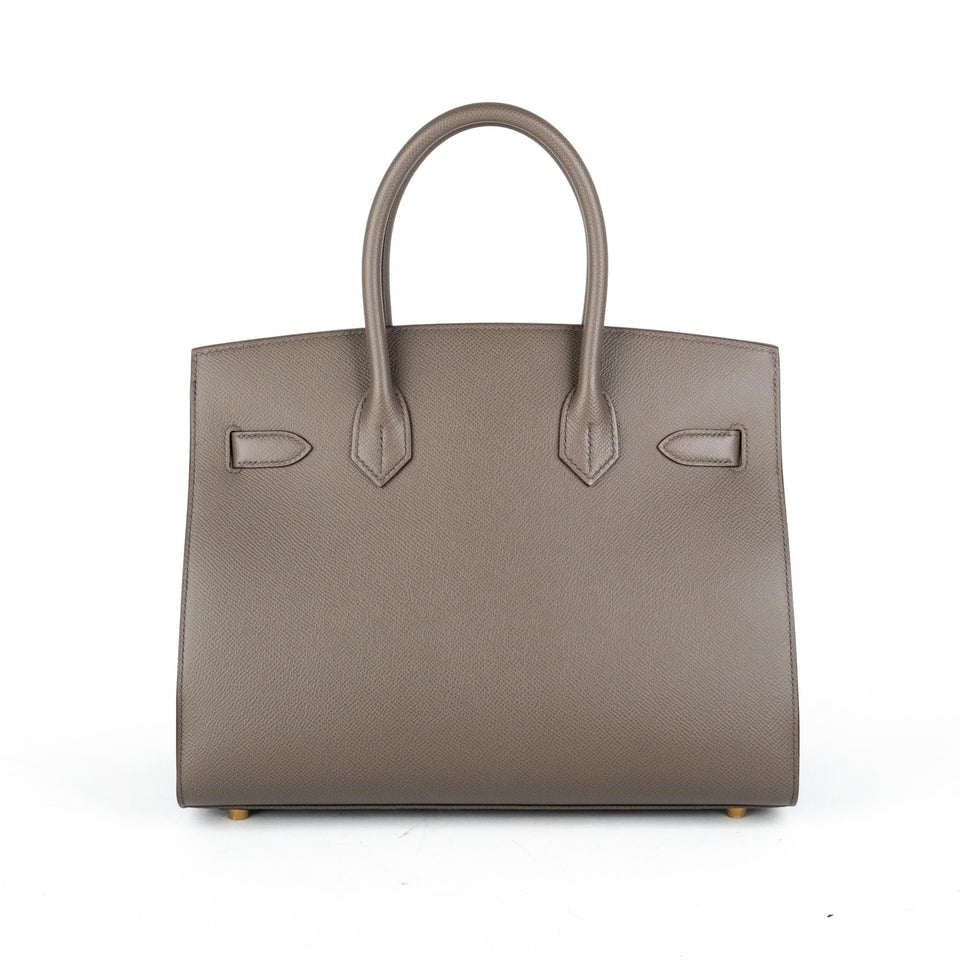 Hermes Birkin 30 Epsom Sellier Etain - Y Stamp