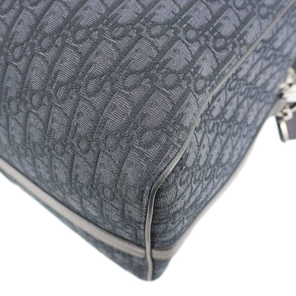 Christian Dior Diorissimo Canvas Duffle Bag Black