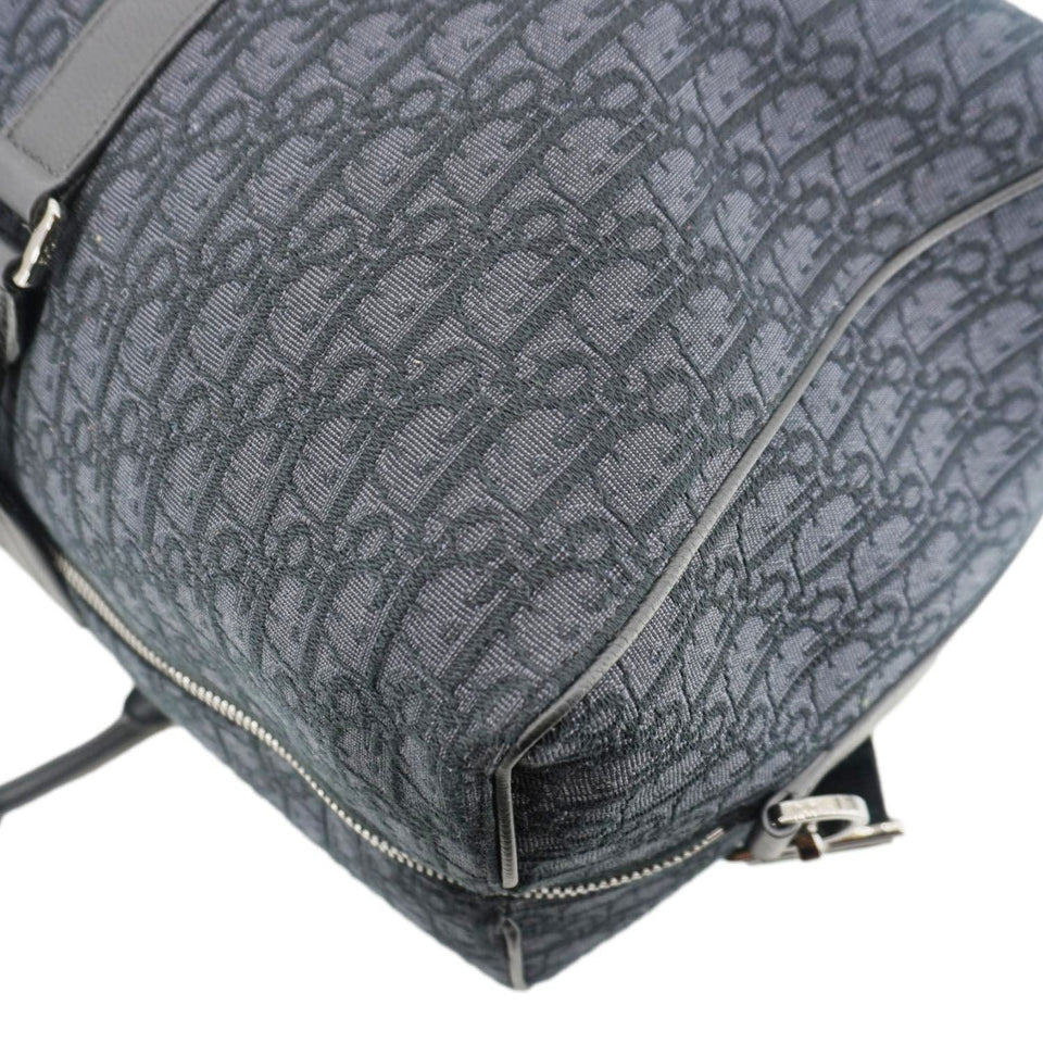 Christian Dior Diorissimo Canvas Duffle Bag Black