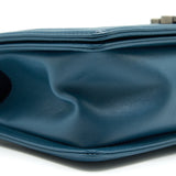 Chanel Medium Leboy Bag Green Ruthenium Hardware