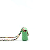 Chanel Small Scarf Entwined Chain Bag Green