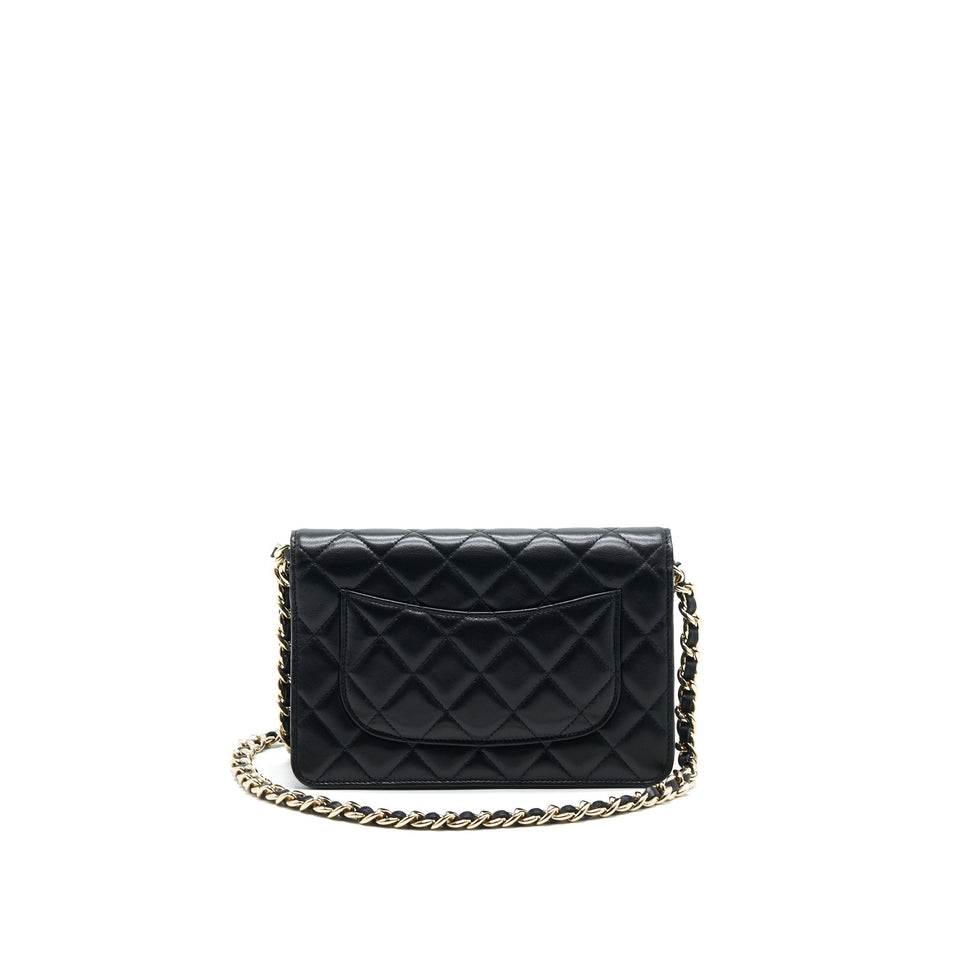 Chanel WALLET ON CHAIN IN LAMBSKIN WITH CHARMS IN L