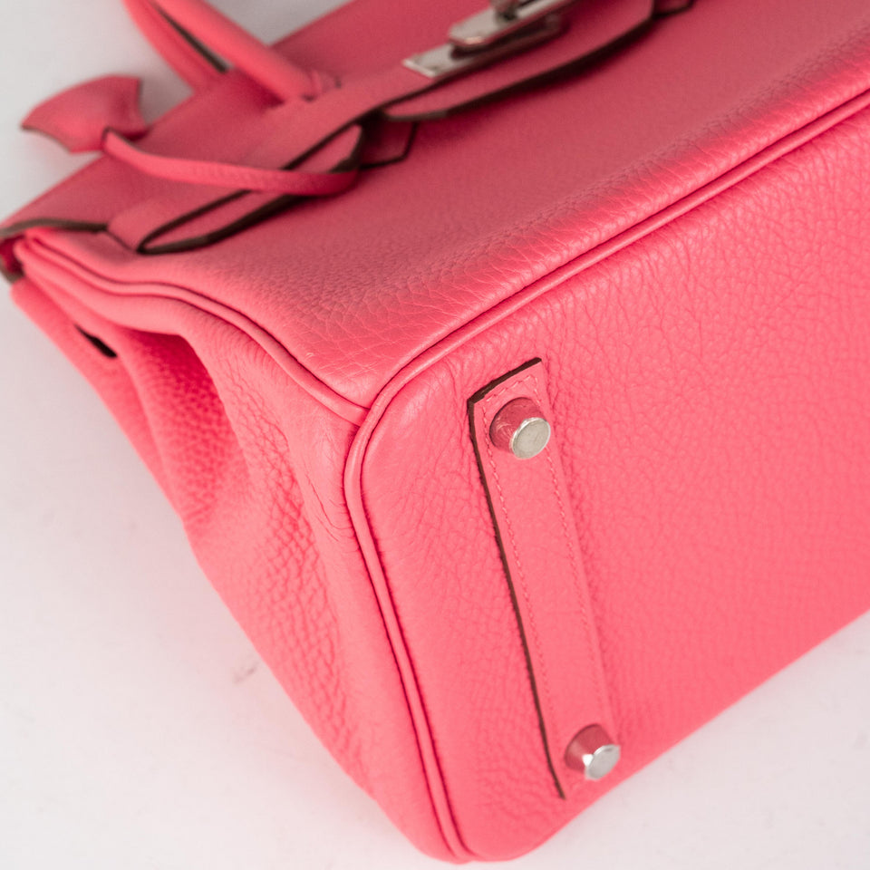 Hermes Birkin 30 Rose Lipstick - Q Stamp