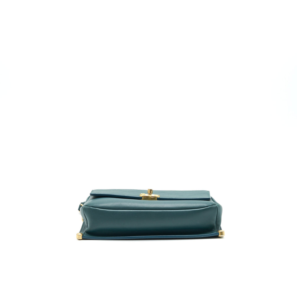 Chanel FLAP BAG IN DARK TURQUOISE IN