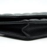 Chanel Caviar Classic Wallet on Chain black Caviar