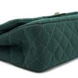 Chanel reissue 2.55 226 Flap Bag fabric Dark green