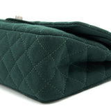Chanel reissue 2.55 226 Flap Bag fabric Dark green