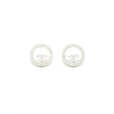 Chanel CC Round Earrings