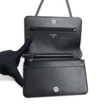 Chanel Boy Wallet On Chain Caviar Black Ruthenium Hardware