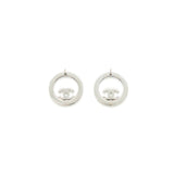 Chanel CC Round Earrings