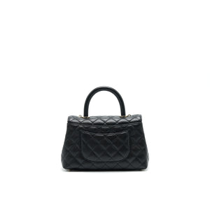 Chanel 21K Small (old mini) 24cm Cocohandle Black Caviar L