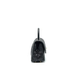 Chanel 21K Small Coco Handle 24cm Caviar Black L