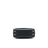 Chanel 21K Small Coco Handle 24cm Caviar Black L