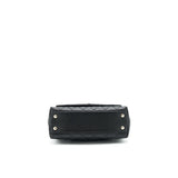 Chanel 21K Small (old mini) 24cm Cocohandle Black Caviar L