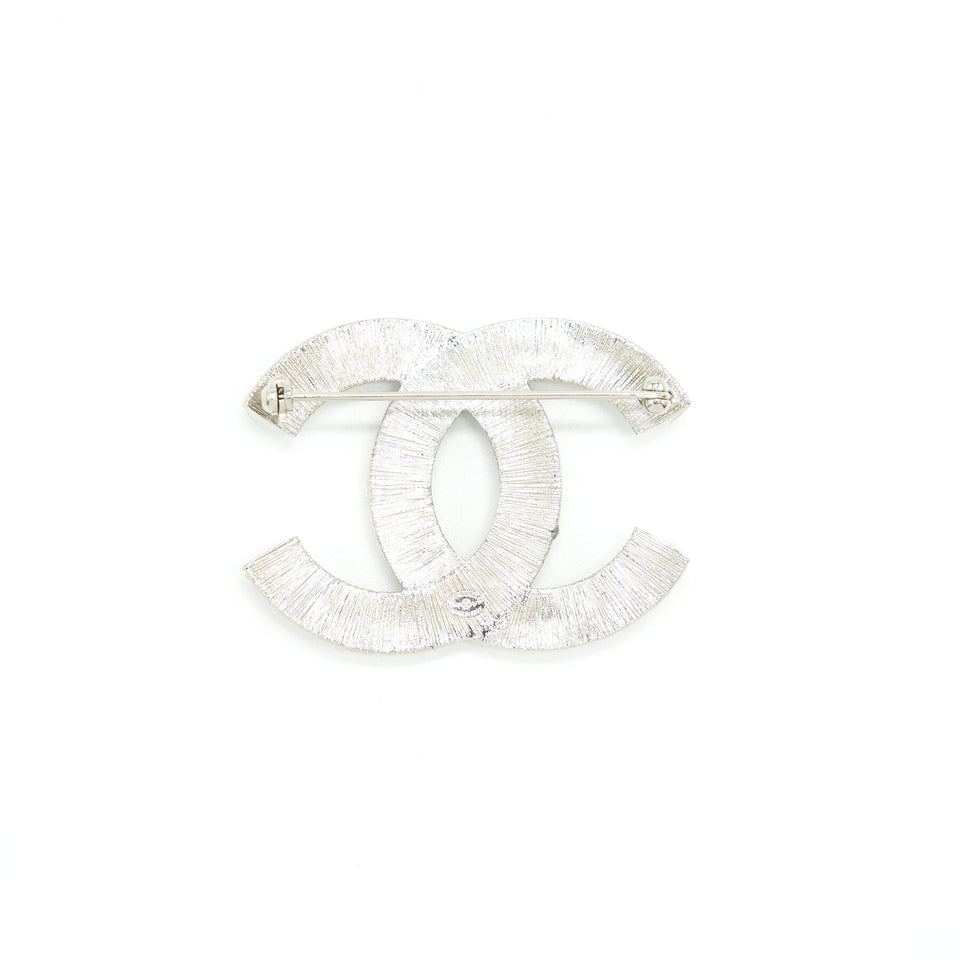 Chanel CC Crystal Brooch