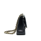 Chanel CLASSIC JUMBO DOUBLE FLAP BAG BLACK CAVIER