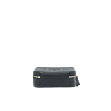 Chanel Cavia Leather Vanity Bag Black