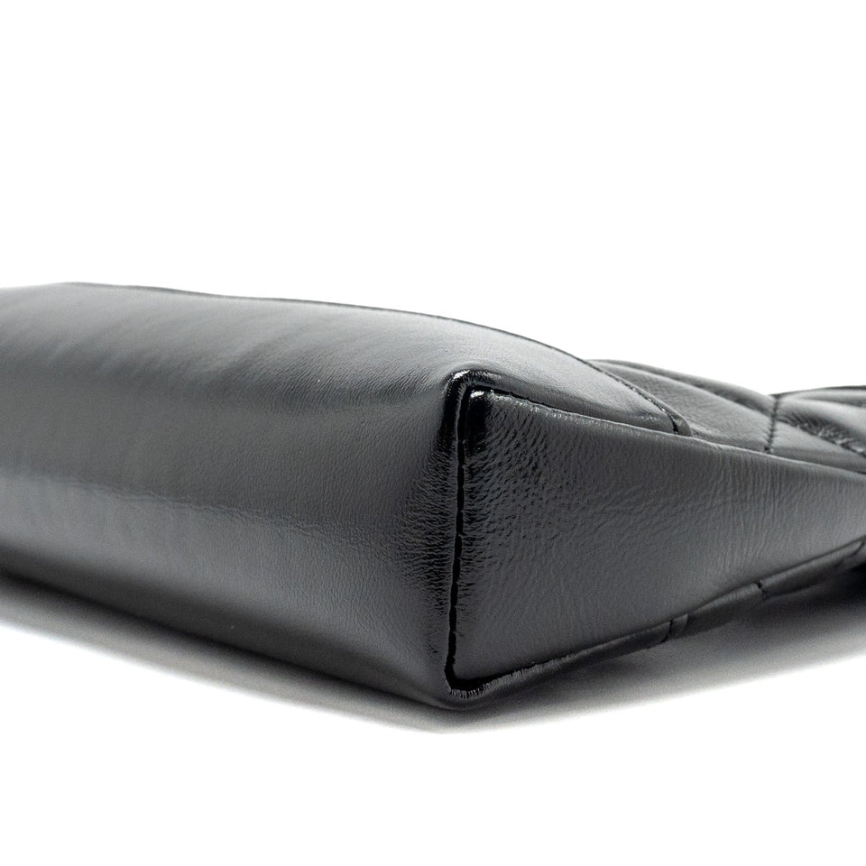 Chanel mini 31 Clutch with Chain Shiny Calfskin Black L (Microchip)