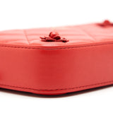 Chanel RED DOUBLE ZIP WALLET ON CHAIN SPECIAL EDITION IN RED