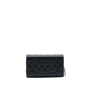 Chanel 3 In 1 Wallet On Chain Black Caviar L