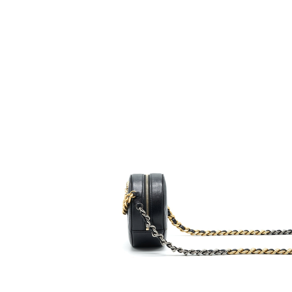 Chanel 19 Clutch With Chain In Black