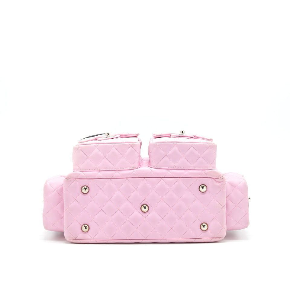 Chanel Cambon aligned Large Reporter Bag in Pink
