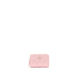 Chanel 22C Zip holder Pink Caviar L