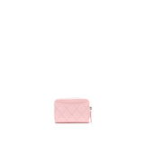 Chanel 22C Zip holder Pink Caviar L
