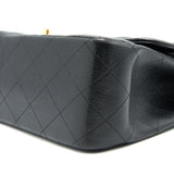 Chanel CLASSIC JUMBO DOUBLE FLAP BAG BLACK CAVIER