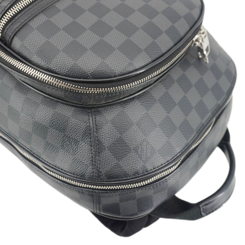 Louis Vuitton Michael Damier Graphite Canvas Backpack Bag Black