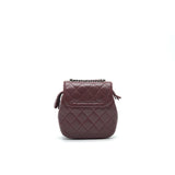 Chanel Small Flap Bag With Chain Burgundy