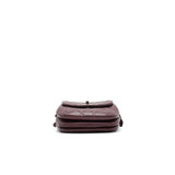 Chanel Small Flap Bag With Chain Burgundy
