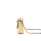 Chanel SMALL 19 BAG BEIGE GOAT SKIN
