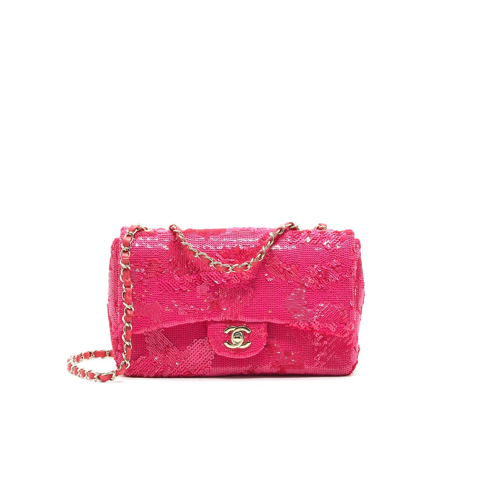 Chanel Seasonal Medium Flap Bag Fucia with