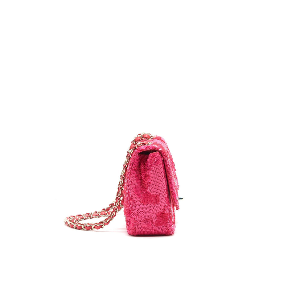 Chanel Seasonal Medium Flap Bag Fucia with