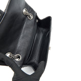 Chanel Mini 2.55 reissue Flap Bag Black with ruthenium Hardware