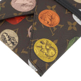 Louis Vuitton Monogram Fornasetti Clutch Pencil Pouch Brown