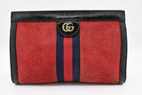 Gucci Ophidia Crossbody in Red Suede