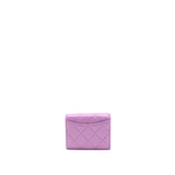 Chanel Clutch On Chain Lambskin Purple