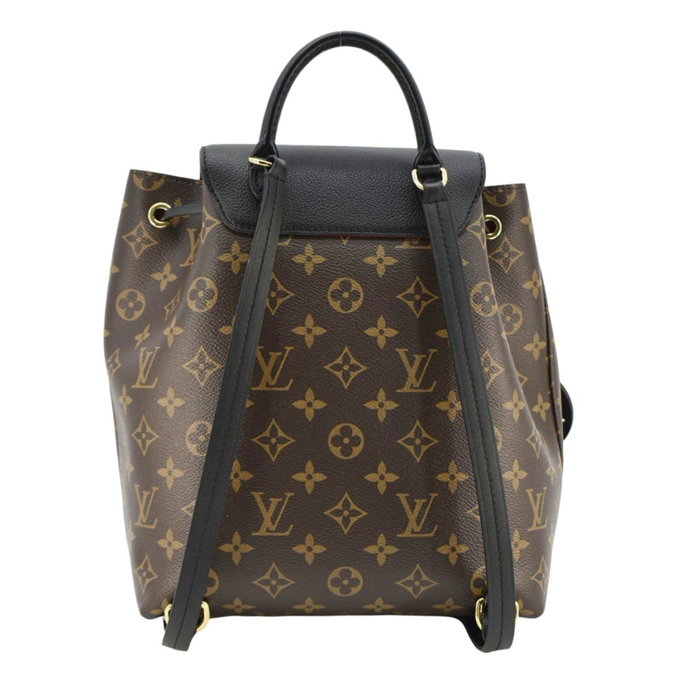 Louis Vuitton Montsouris PM Monogram Canvas Backpack Black