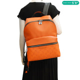 Louis Vuitton Discovery Taiga leather Backpack Orange