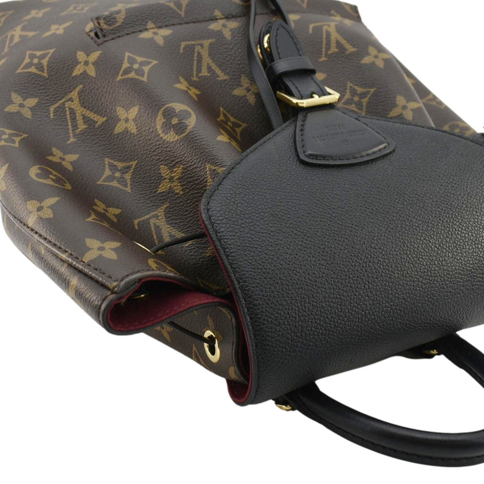 Louis Vuitton Montsouris PM Monogram Canvas Backpack Black