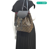 Louis Vuitton Montsouris PM Monogram Canvas Backpack Black