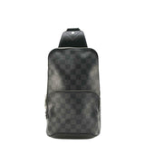 Louis Vuitton Avenue Sling Damier Graphite Backpack Bag Black