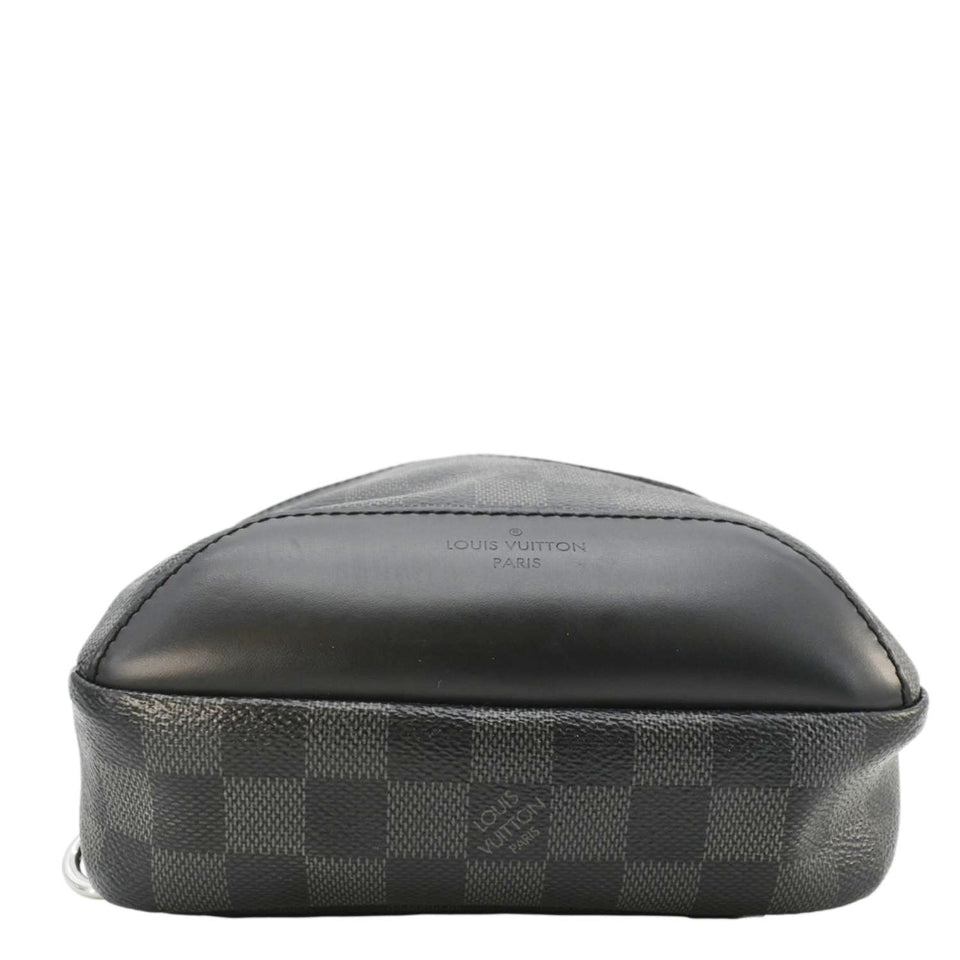 Louis Vuitton Avenue Sling Damier Graphite Backpack Bag Black