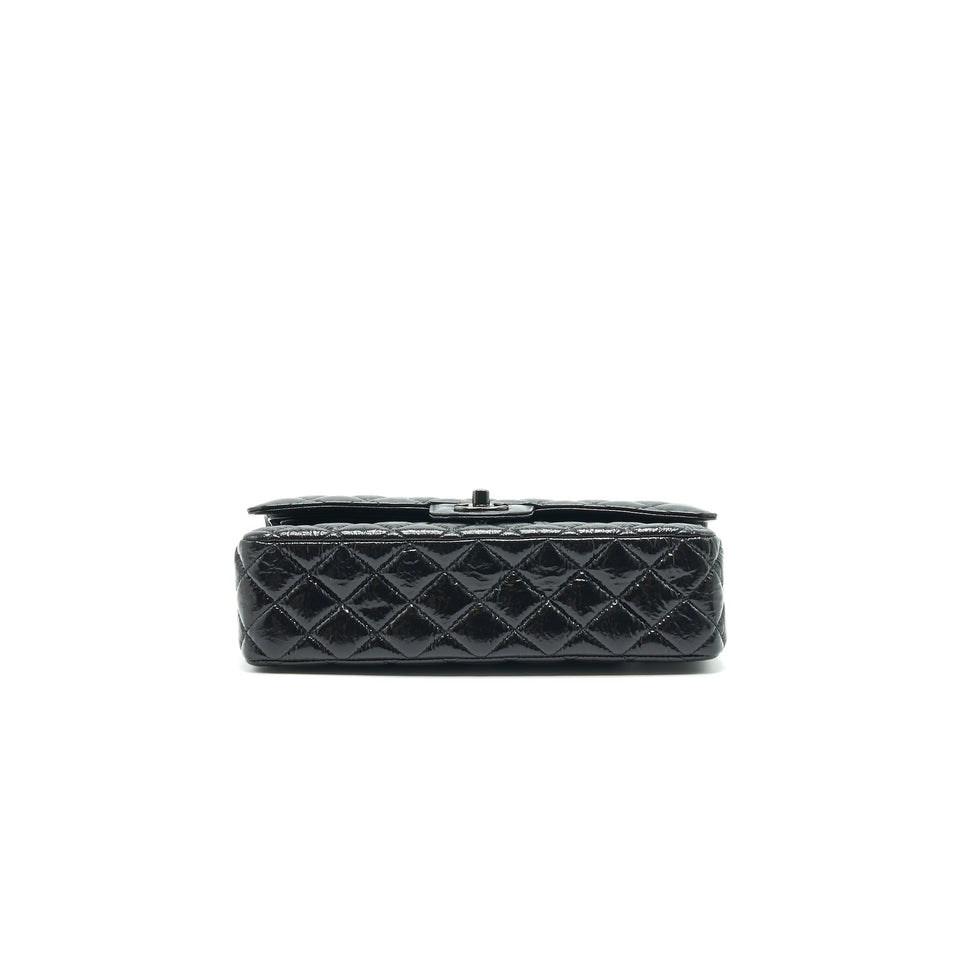 Chanel Medium Classic Double Flap Bag Shiny Crumpled Calfskin