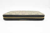 Gucci Bee Long Zippy Wallet in GG Supreme Canvas