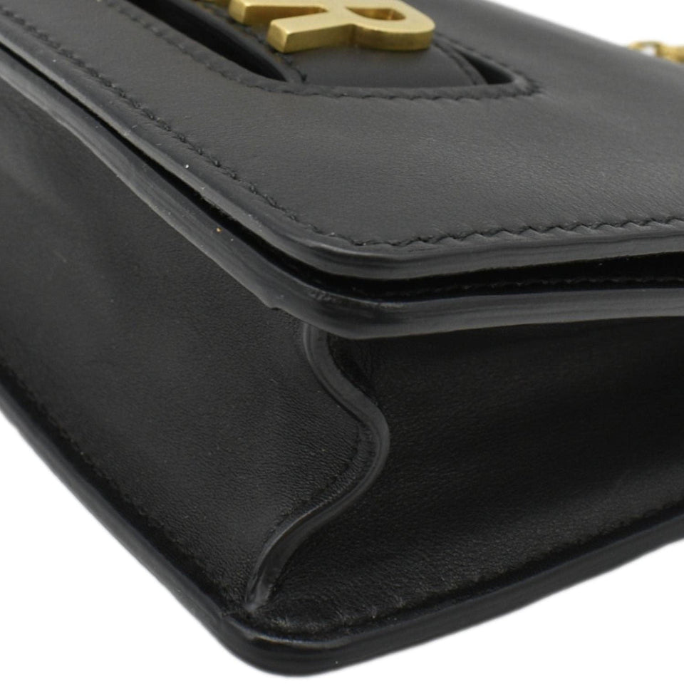 Christian Dior J'ADior Medium Leather Flap Chain Shoulder Bag Black