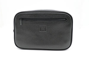 Burberry Wrist Pouch in Black Leather